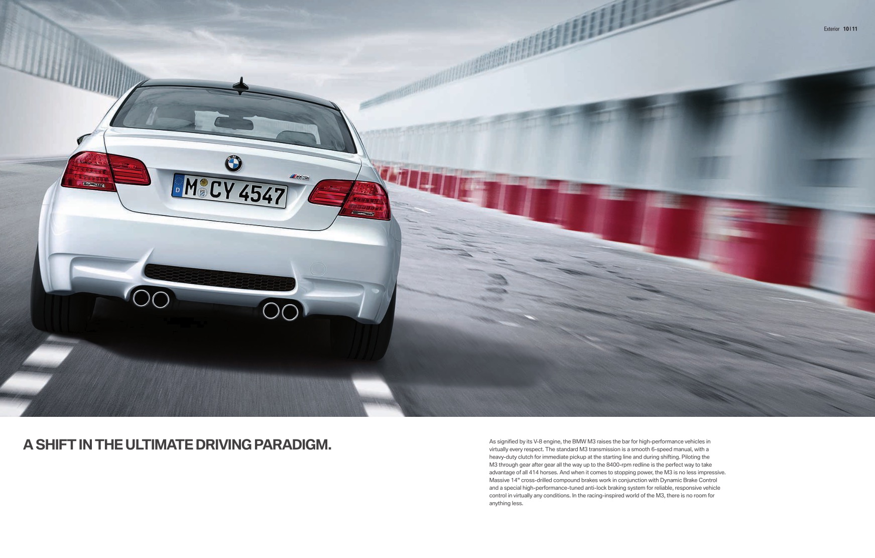 2011 BMW M3 Brochure Page 12